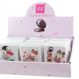 Žepno ogledalce z motivom žirafe, 6 vrst