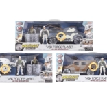 Vojaški set z zvokom in svetlobo na baterije