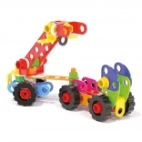 quercetti konstrukcijski set tecno jumbo toolbox – prenosni kovček z 84 deli