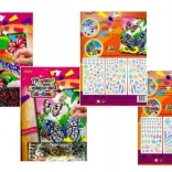 ARTLOVER bleščeča nalepkasta slika konji 20 × 29 cm