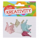 Kronice za drobno ustvarjanje 4,5 × 3 cm, 5 kos