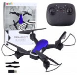 Dron Falcon s šestimi osmi in LED lučmi