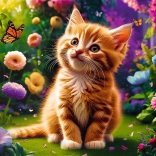 Sestavljanka 500 kosov ljubka mucka Trefl