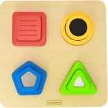 Leseni senzorični vstavljanka MASTERKIDZ Montessori