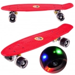 Skateboard Fiszka z LED kolesi