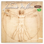 Beležniški koledar Leonardo da Vinci 2026