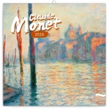 Koledar za beležke Claude Monet 2026, 30 x 30 cm