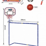 Športni komplet 2v1 SPORTO za KOŠARKO in NOGOMET