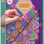 Zvezek A5 Vijolična Mandala Diamantno Slikanje