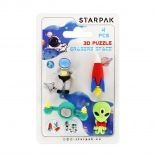 Vesoljske radirke – ustvarjalne 3D sestavljanke za otroke