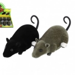 Miška na ključ 12 cm - 2 barvi