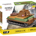 Konstrukcijski set COBI Historical Collection Somua S-35 1:72