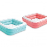 Napenljiv kvadratni otroški bazen 86 × 86 cm z mehkim dnom