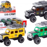 kovinski terenski voz 1:32 s svetlobami in zvoki, vztrajnik