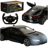 rc avto RASTAR bmw i8 1:14 z odpirajočimi se vrati – črn