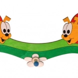 Lesen obešalnik s tremi kljukami pikapolonice DoDo