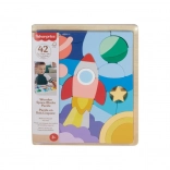 Lesene sestavljanke Fisher-Price vesolje 42 kosov
