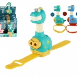 Zapestni projektor dinozaver za otroke, plastika, 11 cm, 3 barve