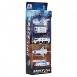 Kovinska vesoljska vozila - set 5 kos