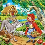 Sestavljanka Rdeča kapica s 60 koščki