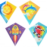 Leteči romboidni zmaj iz najlona za otroke