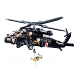 Sluban ModelBricks reševalni helikopter UH-60 Black Hawk