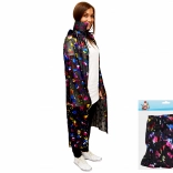 Čarovniški plašč 120 cm s potiskom buč