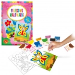 Peščene slike Vila, Cvetlice