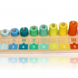 Lesena štetvena in ujemalna plošča 1–10 LELIN