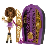 Punčka MONSTER HIGH Strašljive skrivnosti Clawdeen Wolf s skrivno omaro in dodatki