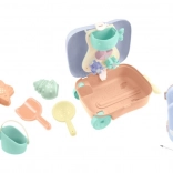 Kovček na kolesih s kompletom za pesek z vodnim mlinčkom