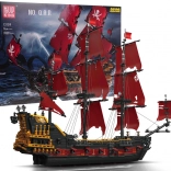 Mould King 13109 piratska sestavljanka ladja Maščevanje kraljice Ane 3139 kosov