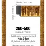 ART PUZZLE okvir za sestavljanko 48 × 34 cm zlati, za 500 koščkov