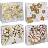 Darilna papirnata vrečka L 38 × 32 × 12 cm – celoletni motivi