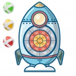 Woopie igra spretnosti: Ježkaste puščice z raketnim tarčnikom