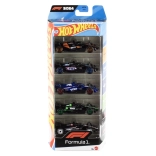 Hot Wheels Formula 1 – komplet 5 kovinskih avtomobilčkov 1:64
