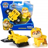 Paw Patrol Rubble figurica s hoverboardom 6 cm