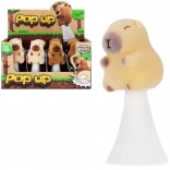 Poskakujoča kapibara igrača 10 cm