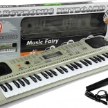 Elektronski klaviaturni instrument z mikrofonom