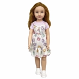 Hodeča princeskina punčka 70 cm z nakitom