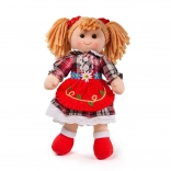 Plišasta punčka Bigjigs Toys Mandie 34 cm