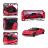 Kovinski model BBURAGO FERRARI SF90 STRADALE 1:18 rdeč