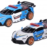 Policijski avto na vztrajnik s svetlobnimi in zvočnimi učinki 18 cm