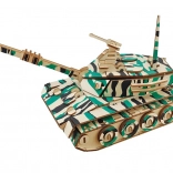 Woodcraft lesene 3D sestavljanke – veliki tank