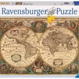 Ravensburger puzzle stari zemljevid sveta 5000 koščkov