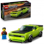 lego speed champions dodge challenger srt hellcat – športni avto za otroke