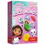 Spomin Mačji memo TREFL – Gabin mačji domek