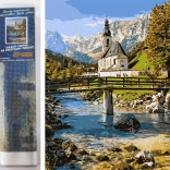 Diamantno slikanje – Cerkev v Ramsau 30 × 40 cm
