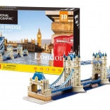 3D sestavljanka NATIONAL GEOGRAPHIC Tower Bridge – 120 kosov