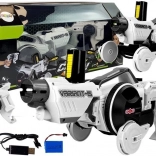 Orožje in avto 2 v 1 na daljinsko upravljanje s penastimi diski, bela 2.4G